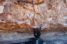 Bouldering in Hueco Tanks on 11/30/2019 with Blue Lizard Climbing and Yoga

Filename: SRM_20191130_1557560.jpg
Aperture: f/4.5
Shutter Speed: 1/250
Body: Canon EOS-1D Mark II
Lens: Canon EF 16-35mm f/2.8 L