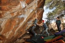 Bouldering in Hueco Tanks on 12/06/2019 with Blue Lizard Climbing and Yoga

Filename: SRM_20191206_1314320.jpg
Aperture: f/7.1
Shutter Speed: 1/250
Body: Canon EOS-1D Mark II
Lens: Canon EF 16-35mm f/2.8 L