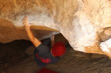 Bouldering in Hueco Tanks on 12/06/2019 with Blue Lizard Climbing and Yoga

Filename: SRM_20191206_1323250.jpg
Aperture: f/3.2
Shutter Speed: 1/250
Body: Canon EOS-1D Mark II
Lens: Canon EF 50mm f/1.8 II