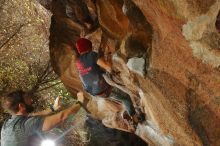 Bouldering in Hueco Tanks on 12/06/2019 with Blue Lizard Climbing and Yoga

Filename: SRM_20191206_1348230.jpg
Aperture: f/7.1
Shutter Speed: 1/250
Body: Canon EOS-1D Mark II
Lens: Canon EF 16-35mm f/2.8 L