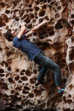 Bouldering in Hueco Tanks on 12/06/2019 with Blue Lizard Climbing and Yoga

Filename: SRM_20191206_1524140.jpg
Aperture: f/3.2
Shutter Speed: 1/250
Body: Canon EOS-1D Mark II
Lens: Canon EF 50mm f/1.8 II