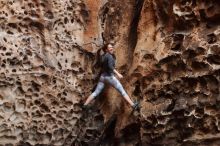 Bouldering in Hueco Tanks on 12/06/2019 with Blue Lizard Climbing and Yoga

Filename: SRM_20191206_1526550.jpg
Aperture: f/2.8
Shutter Speed: 1/250
Body: Canon EOS-1D Mark II
Lens: Canon EF 50mm f/1.8 II