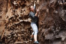 Bouldering in Hueco Tanks on 12/06/2019 with Blue Lizard Climbing and Yoga

Filename: SRM_20191206_1527480.jpg
Aperture: f/2.8
Shutter Speed: 1/200
Body: Canon EOS-1D Mark II
Lens: Canon EF 50mm f/1.8 II