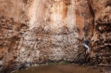 Bouldering in Hueco Tanks on 12/06/2019 with Blue Lizard Climbing and Yoga

Filename: SRM_20191206_1534430.jpg
Aperture: f/3.5
Shutter Speed: 1/125
Body: Canon EOS-1D Mark II
Lens: Canon EF 16-35mm f/2.8 L