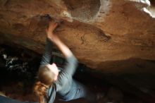 Bouldering in Hueco Tanks on 12/06/2019 with Blue Lizard Climbing and Yoga

Filename: SRM_20191206_1805460.jpg
Aperture: f/1.8
Shutter Speed: 1/15
Body: Canon EOS-1D Mark II
Lens: Canon EF 50mm f/1.8 II