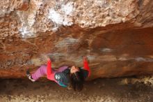 Bouldering in Hueco Tanks on 01/02/2020 with Blue Lizard Climbing and Yoga

Filename: SRM_20200102_1637020.jpg
Aperture: f/2.5
Shutter Speed: 1/250
Body: Canon EOS-1D Mark II
Lens: Canon EF 50mm f/1.8 II