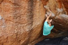 Bouldering in Hueco Tanks on 02/28/2020 with Blue Lizard Climbing and Yoga

Filename: SRM_20200228_1248190.jpg
Aperture: f/7.1
Shutter Speed: 1/250
Body: Canon EOS-1D Mark II
Lens: Canon EF 16-35mm f/2.8 L