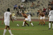 UT freshman Kylie Doniak (#15, Midfielder) tries to turn the ball as UT freshman Lucy Keith (#6, Midfielder) gives her support. The University of Texas women's soccer team tied 0-0 against the Texas A&M Aggies Friday night, September 27, 2008. UT freshman Kylie Doniak (#15, Midfielder) tries to turn the ball as UT freshman Lucy Keith (#6, Midfielder) gives her support. The University of Texas women's soccer team tied 0-0 against the Texas A&M Aggies Friday night, September 27, 2008.