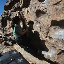 Blue Lizard Climbing and Yoga Hueco Tanks guiding on February 8, 2026, with Ben, Cole, Dave, Lina, and Robin Blue Lizard Climbing and Yoga Hueco Tanks guiding on February 8, 2026, with Ben, Cole, Dave, Lina, and Robin