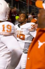 The University of Texas, Austin played Texas A&M in football at Kyle Field, College Station, on November 23, 2007.  UT lost to the Aggies, 30 to 38.

Filename: SRM_20071123_1939328.jpg
Aperture: f/7.1
Shutter Speed: 1/125
Body: Canon EOS-1D Mark II
Lens: Canon EF 80-200mm f/2.8 L