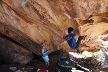 Bouldering in Hueco Tanks on 11/03/2018 with Blue Lizard Climbing and Yoga
