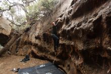 Bouldering in Hueco Tanks on 11/22/2018 with Blue Lizard Climbing and Yoga

Filename: SRM_20181122_1535271.jpg
Aperture: f/2.8
Shutter Speed: 1/200
Body: Canon EOS-1D Mark II
Lens: Canon EF 16-35mm f/2.8 L