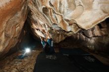 Bouldering in Hueco Tanks on 11/22/2018 with Blue Lizard Climbing and Yoga

Filename: SRM_20181122_1622150.jpg
Aperture: f/8.0
Shutter Speed: 1/250
Body: Canon EOS-1D Mark II
Lens: Canon EF 16-35mm f/2.8 L