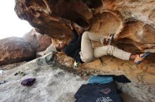 Bouldering in Hueco Tanks on 12/08/2018 with Blue Lizard Climbing and Yoga

Filename: SRM_20181208_1638080.jpg
Aperture: f/6.3
Shutter Speed: 1/250
Body: Canon EOS-1D Mark II
Lens: Canon EF 16-35mm f/2.8 L