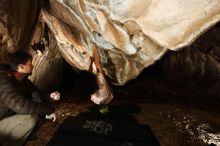 Bouldering in Hueco Tanks on 12/14/2018 with Blue Lizard Climbing and Yoga

Filename: SRM_20181214_1351180.jpg
Aperture: f/5.6
Shutter Speed: 1/250
Body: Canon EOS-1D Mark II
Lens: Canon EF 16-35mm f/2.8 L