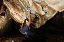 Bouldering in Hueco Tanks on 12/14/2018 with Blue Lizard Climbing and Yoga

Filename: SRM_20181214_1408080.jpg
Aperture: f/5.6
Shutter Speed: 1/250
Body: Canon EOS-1D Mark II
Lens: Canon EF 16-35mm f/2.8 L