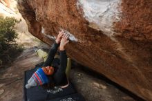 Bouldering in Hueco Tanks on 12/14/2018 with Blue Lizard Climbing and Yoga

Filename: SRM_20181214_1659082.jpg
Aperture: f/4.5
Shutter Speed: 1/250
Body: Canon EOS-1D Mark II
Lens: Canon EF 16-35mm f/2.8 L