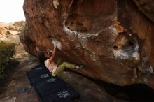 Bouldering in Hueco Tanks on 12/14/2018 with Blue Lizard Climbing and Yoga

Filename: SRM_20181214_1703170.jpg
Aperture: f/6.3
Shutter Speed: 1/250
Body: Canon EOS-1D Mark II
Lens: Canon EF 16-35mm f/2.8 L