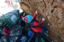 Bouldering in Hueco Tanks on 12/31/2018 with Blue Lizard Climbing and Yoga

Filename: SRM_20181231_1239170.jpg
Aperture: f/7.1
Shutter Speed: 1/250
Body: Canon EOS-1D Mark II
Lens: Canon EF 16-35mm f/2.8 L