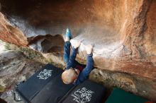 Bouldering in Hueco Tanks on 12/31/2018 with Blue Lizard Climbing and Yoga

Filename: SRM_20181231_1653450.jpg
Aperture: f/3.5
Shutter Speed: 1/250
Body: Canon EOS-1D Mark II
Lens: Canon EF 16-35mm f/2.8 L