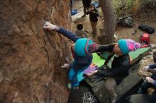 Bouldering in Hueco Tanks on 12/31/2018 with Blue Lizard Climbing and Yoga

Filename: SRM_20181231_1802050.jpg
Aperture: f/2.8
Shutter Speed: 1/100
Body: Canon EOS-1D Mark II
Lens: Canon EF 16-35mm f/2.8 L