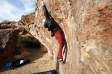 Bouldering in Hueco Tanks on 01/12/2019 with Blue Lizard Climbing and Yoga

Filename: SRM_20190112_1648290.jpg
Aperture: f/5.6
Shutter Speed: 1/200
Body: Canon EOS-1D Mark II
Lens: Canon EF 16-35mm f/2.8 L