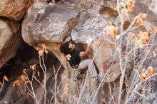 Bouldering in Hueco Tanks on 01/21/2019 with Blue Lizard Climbing and Yoga

Filename: SRM_20190121_1236370.jpg
Aperture: f/5.6
Shutter Speed: 1/250
Body: Canon EOS-1D Mark II
Lens: Canon EF 16-35mm f/2.8 L