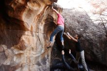 Bouldering in Hueco Tanks on 01/21/2019 with Blue Lizard Climbing and Yoga

Filename: SRM_20190121_1239050.jpg
Aperture: f/4.5
Shutter Speed: 1/200
Body: Canon EOS-1D Mark II
Lens: Canon EF 16-35mm f/2.8 L