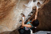 Bouldering in Hueco Tanks on 06/28/2019 with Blue Lizard Climbing and Yoga

Filename: SRM_20190628_1459470.jpg
Aperture: f/5.6
Shutter Speed: 1/400
Body: Canon EOS-1D Mark II
Lens: Canon EF 16-35mm f/2.8 L