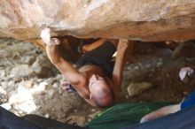 Bouldering in Hueco Tanks on 08/31/2019 with Blue Lizard Climbing and Yoga

Filename: SRM_20190831_1328030.jpg
Aperture: f/2.8
Shutter Speed: 1/400
Body: Canon EOS-1D Mark II
Lens: Canon EF 50mm f/1.8 II