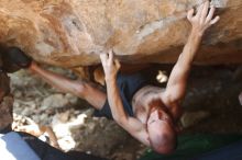 Bouldering in Hueco Tanks on 08/31/2019 with Blue Lizard Climbing and Yoga

Filename: SRM_20190831_1328121.jpg
Aperture: f/2.8
Shutter Speed: 1/640
Body: Canon EOS-1D Mark II
Lens: Canon EF 50mm f/1.8 II