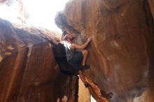 Bouldering in Hueco Tanks on 08/31/2019 with Blue Lizard Climbing and Yoga

Filename: SRM_20190831_1640470.jpg
Aperture: f/4.0
Shutter Speed: 1/200
Body: Canon EOS-1D Mark II
Lens: Canon EF 50mm f/1.8 II