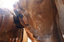 Bouldering in Hueco Tanks on 08/31/2019 with Blue Lizard Climbing and Yoga

Filename: SRM_20190831_1640560.jpg
Aperture: f/4.0
Shutter Speed: 1/125
Body: Canon EOS-1D Mark II
Lens: Canon EF 50mm f/1.8 II