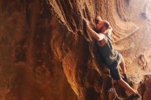 Bouldering in Hueco Tanks on 08/31/2019 with Blue Lizard Climbing and Yoga

Filename: SRM_20190831_1747370.jpg
Aperture: f/2.8
Shutter Speed: 1/200
Body: Canon EOS-1D Mark II
Lens: Canon EF 50mm f/1.8 II