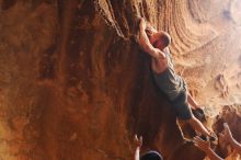 Bouldering in Hueco Tanks on 08/31/2019 with Blue Lizard Climbing and Yoga

Filename: SRM_20190831_1747450.jpg
Aperture: f/2.8
Shutter Speed: 1/160
Body: Canon EOS-1D Mark II
Lens: Canon EF 50mm f/1.8 II