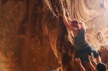 Bouldering in Hueco Tanks on 08/31/2019 with Blue Lizard Climbing and Yoga

Filename: SRM_20190831_1747470.jpg
Aperture: f/2.8
Shutter Speed: 1/160
Body: Canon EOS-1D Mark II
Lens: Canon EF 50mm f/1.8 II