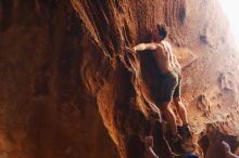 Bouldering in Hueco Tanks on 08/31/2019 with Blue Lizard Climbing and Yoga

Filename: SRM_20190831_1749191.jpg
Aperture: f/2.8
Shutter Speed: 1/200
Body: Canon EOS-1D Mark II
Lens: Canon EF 50mm f/1.8 II