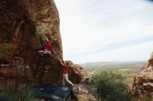 Bouldering in Hueco Tanks on 10/28/2019 with Blue Lizard Climbing and Yoga

Filename: SRM_20191028_0931150.jpg
Aperture: f/5.6
Shutter Speed: 1/400
Body: Canon EOS-1D Mark II
Lens: Canon EF 16-35mm f/2.8 L