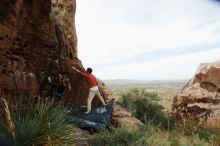 Bouldering in Hueco Tanks on 10/28/2019 with Blue Lizard Climbing and Yoga

Filename: SRM_20191028_0932350.jpg
Aperture: f/5.6
Shutter Speed: 1/400
Body: Canon EOS-1D Mark II
Lens: Canon EF 16-35mm f/2.8 L