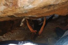 Bouldering in Hueco Tanks on 10/26/2019 with Blue Lizard Climbing and Yoga

Filename: SRM_20191026_1523240.jpg
Aperture: f/4.0
Shutter Speed: 1/250
Body: Canon EOS-1D Mark II
Lens: Canon EF 50mm f/1.8 II