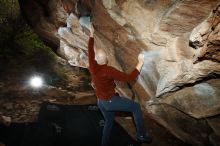 Bouldering in Hueco Tanks on 11/17/2019 with Blue Lizard Climbing and Yoga

Filename: SRM_20191117_1215250.jpg
Aperture: f/8.0
Shutter Speed: 1/250
Body: Canon EOS-1D Mark II
Lens: Canon EF 16-35mm f/2.8 L