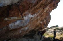 Bouldering in Hueco Tanks on 11/18/2019 with Blue Lizard Climbing and Yoga

Filename: SRM_20191118_1134310.jpg
Aperture: f/1.8
Shutter Speed: 1/800
Body: Canon EOS-1D Mark II
Lens: Canon EF 50mm f/1.8 II