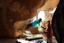 Bouldering in Hueco Tanks on 11/16/2019 with Blue Lizard Climbing and Yoga

Filename: SRM_20191116_1204350.jpg
Aperture: f/5.6
Shutter Speed: 1/250
Body: Canon EOS-1D Mark II
Lens: Canon EF 16-35mm f/2.8 L