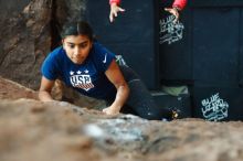 Bouldering in Hueco Tanks on 11/24/2019 with Blue Lizard Climbing and Yoga

Filename: SRM_20191124_1734570.jpg
Aperture: f/2.5
Shutter Speed: 1/250
Body: Canon EOS-1D Mark II
Lens: Canon EF 50mm f/1.8 II