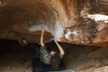 Bouldering in Hueco Tanks on 11/25/2019 with Blue Lizard Climbing and Yoga

Filename: SRM_20191125_1444010.jpg
Aperture: f/3.2
Shutter Speed: 1/250
Body: Canon EOS-1D Mark II
Lens: Canon EF 50mm f/1.8 II