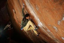 Bouldering in Hueco Tanks on 11/26/2019 with Blue Lizard Climbing and Yoga

Filename: SRM_20191126_1419160.jpg
Aperture: f/7.1
Shutter Speed: 1/250
Body: Canon EOS-1D Mark II
Lens: Canon EF 16-35mm f/2.8 L