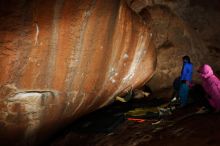 Bouldering in Hueco Tanks on 11/26/2019 with Blue Lizard Climbing and Yoga

Filename: SRM_20191126_1431330.jpg
Aperture: f/7.1
Shutter Speed: 1/250
Body: Canon EOS-1D Mark II
Lens: Canon EF 16-35mm f/2.8 L