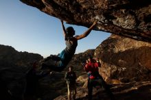 Bouldering in Hueco Tanks on 11/26/2019 with Blue Lizard Climbing and Yoga

Filename: SRM_20191126_1708561.jpg
Aperture: f/13.0
Shutter Speed: 1/250
Body: Canon EOS-1D Mark II
Lens: Canon EF 16-35mm f/2.8 L