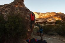 Bouldering in Hueco Tanks on 11/26/2019 with Blue Lizard Climbing and Yoga

Filename: SRM_20191126_1747120.jpg
Aperture: f/7.1
Shutter Speed: 1/250
Body: Canon EOS-1D Mark II
Lens: Canon EF 16-35mm f/2.8 L