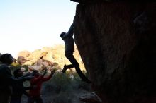 Bouldering in Hueco Tanks on 11/26/2019 with Blue Lizard Climbing and Yoga

Filename: SRM_20191126_1752441.jpg
Aperture: f/7.1
Shutter Speed: 1/250
Body: Canon EOS-1D Mark II
Lens: Canon EF 16-35mm f/2.8 L